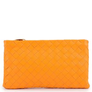ボッテガヴェネタ クラッチバッグ イントレチャート レザー BOTTEGA VENETA バッグ ドキュメントケース 中古