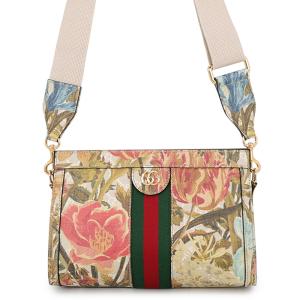 グッチ ショルダーバッグ オフィディア フローラ PVC/キャンバス 702200 GUCCI 2way 中古