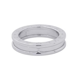 ブルガリ リング ビーゼロワン B-zero1 1バンド K18WGホワイトゴールド サイズ50 346566 BVLGARI 指輪 ジュエリー 中古