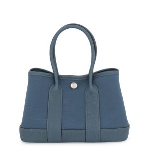 エルメス トートバッグ ネオ・ガーデン 23 ガーデンパーティ ブルートンペット/シルバー金具 トワルオフィシエ/ネゴンダ G刻印