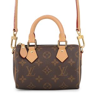 ルイヴィトン ハンドバッグ モノグラム ナノ・スピーディ M81085 LOUIS VUITTON 2wayショルダーバッグ 中古