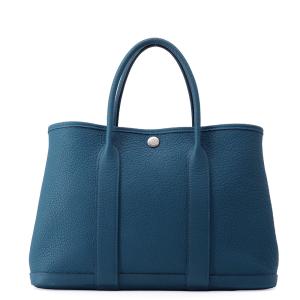エルメス トートバッグ ガーデンパーティTPM コルヴェール/シルバー金具 ネゴンダ Y刻印 中古