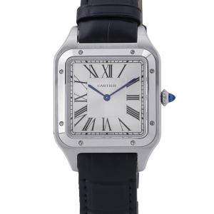 カルティエ サントス デュモン XL WSSA0032 Cartier 腕時計 シルバー文字盤 中古