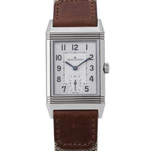 ジャガールクルト レベルソ ミディアム スモールセコンド Q2438520 JAEGER-LECOULTRE シルバー文字盤 中古