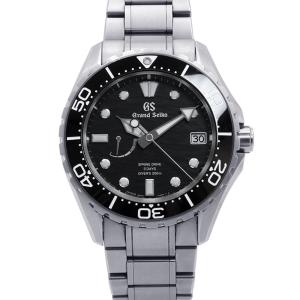 セイコー グランドセイコー エボリューション9 コレクション SLGA015 SEIKO 腕時計 黒文字盤 黒潮 中古