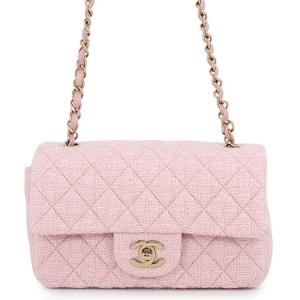 シャネル チェーンショルダーバッグ ミニマトラッセ20 ココマーク ツイード A69900 CHANEL バッグ 中古