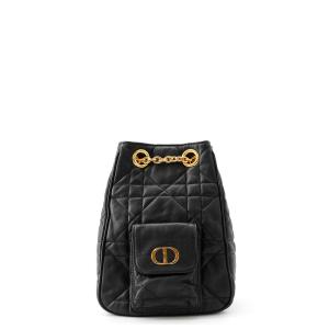 クリスチャン・ディオール リュック カロ ラムスキン M3374UUVB Christian Dior バックパック 黒 中古