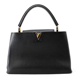 ルイヴィトン ハンドバッグ トリヨンレザー カプシーヌMM M48864 LOUIS VUITTON 黒 ブラック 中古