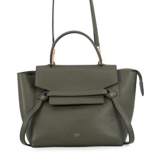セリーヌ ハンドバッグ ベルトバッグ マイクロ レザー 189153 CELINE 2wayショルダ 中古
