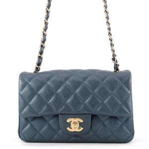 シャネル チェーンショルダーバッグ ミニマトラッセ20 ココマーク キャビアスキン A69900 CHANEL バッグ 中古
