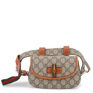 グッチ ウエストバッグ GGスプリーム バンブー1947 ミニ 681137 GUCCI バッグ 中古