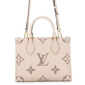 ルイヴィトン ハンドバッグ モノグラム・アンプラント オンザゴーPM M45654 LOUIS VUITTON 2wayショルダーバッグ 中古