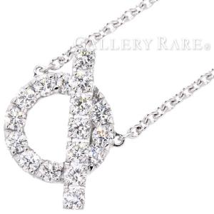 エルメス ネックレス Finesse ダイヤモンド 0.57ct K18WGホワイトゴールド HERMES ジュエリー ペンダント｜gallery-rare