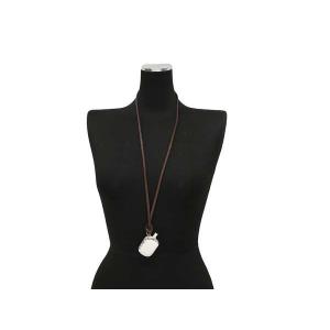 エルメス パフュームボトル ネックレス シルバー925 Sv925 香水ボトル 香水入れ ルージュアッシュ 春の新作シューズ満載 レザー Hermes