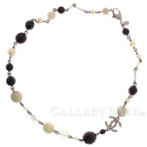 セール特別価格 シャネル ネックレス ココマーク ラインストーン フェイクパール ビジュー 08a アクセサリー Chanel