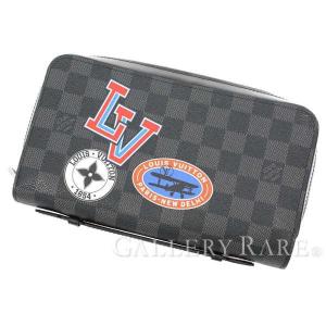 ルイヴィトン 長財布 ダミエ・グラフィット LVリーグ ジッピーXL N64441 LOUIS VUITTON ヴィトン 財布 メンズ セカンドバッグ｜gallery-rare