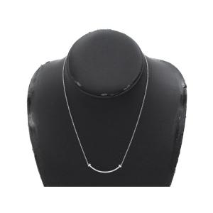 オープニング 大放出セール ティファニー ネックレス T スマイル ペンダント ミニ Tiffanyamp Co ジュエリー サイズ K18wg ホワイトゴールド