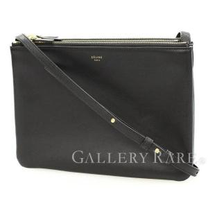 セリーヌ ショルダーバッグ トリオ ラージ ブラック 171453ETA.38NO CELINE バッグ クラッチバッグ ポーチ｜gallery-rare