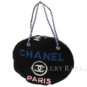 シャネル チェーンショルダーバッグ ココマーク ラージ ジップ ショッピングバッグ A57972 CHANEL ボア 2018秋冬 ファー ムートン｜gallery-rare