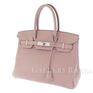 エルメス バーキン30 cm ハンドバッグ グリシーヌ×シルバー金具 トリヨンクレマンス T刻印 HERMES Birkin バッグ｜gallery-rare