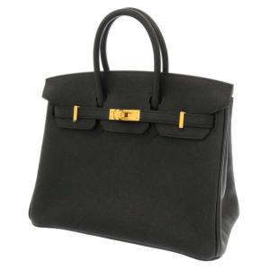 エルメス バーキン25 ブラック/ゴールド金具 トリヨンノヴィーヨ Y刻印 HERMES Birkin ハンドバッグ 黒｜gallery-rare