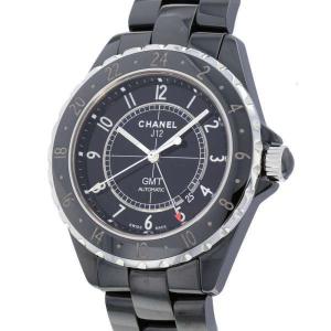 シャネル J12 GMT セラミック H2012 CHANEL 腕時計 黒文字盤 安心保証｜gallery-rare