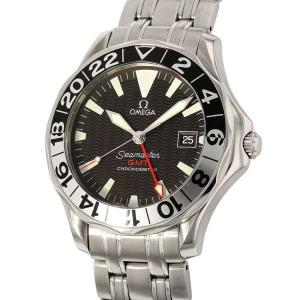 オメガ シーマスター300M GMT 50周年記念モデル 2534.50.00 OMEGA 腕時計 黒文字盤 安心保証｜gallery-rare