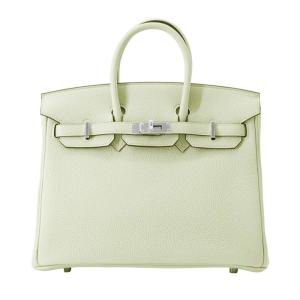 エルメス バーキン25 グリネヴェ/シルバー金具 トゴ B刻印 HERMES Birkin ハンドバッグ｜gallery-rare