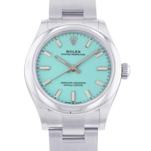 ロレックス オイスターパーペチュアル 277200 ROLEX 腕時計 ターコイズブルー文字盤 レディース 【安心保証】｜gallery-rare