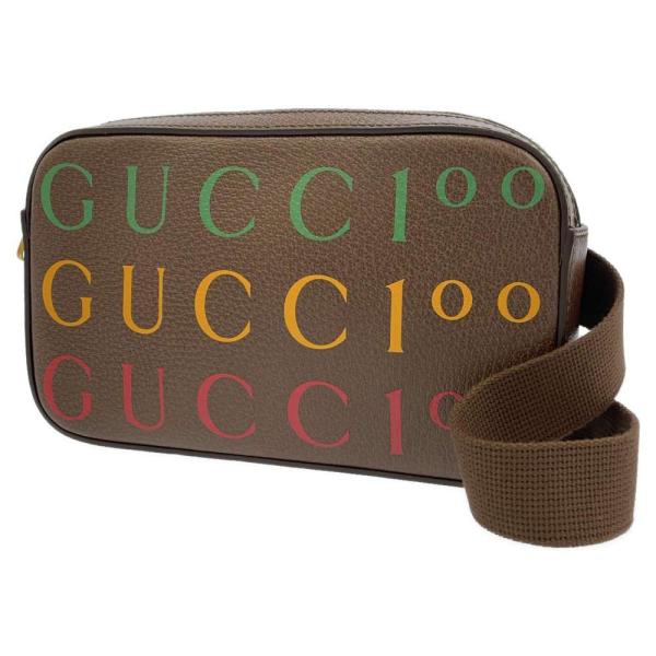 グッチ ベルトバッグ 100周年記念 レザー 602695 GUCCI ボディバッグ