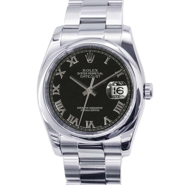 ロレックス デイトジャスト M番 116200 ROLEX 腕時計 黒文字盤 【安心保証】
