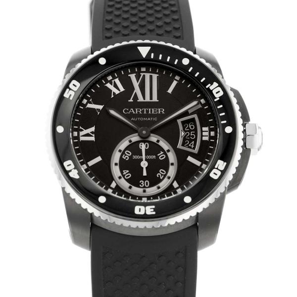 カルティエ カリブル ドゥ カルティエ ダイバー WSCA0006 Cartier 腕時計 黒文字盤...