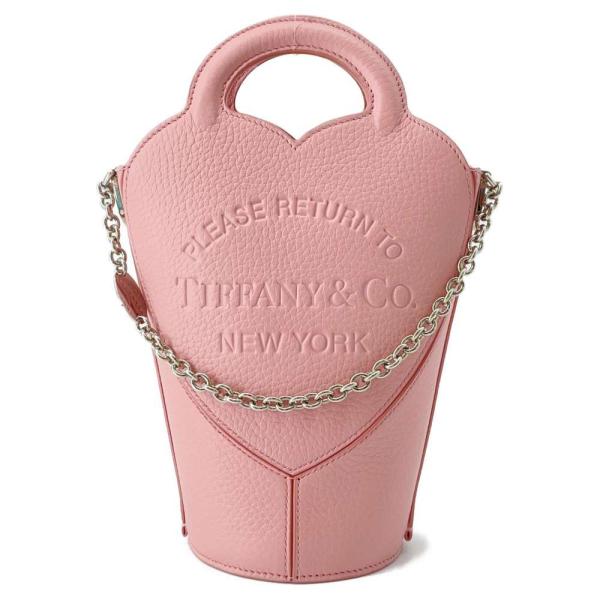 ティファニー ショルダーバッグ リターントゥ ティファニー レザー Tiffany&amp;Co. ピンク ...