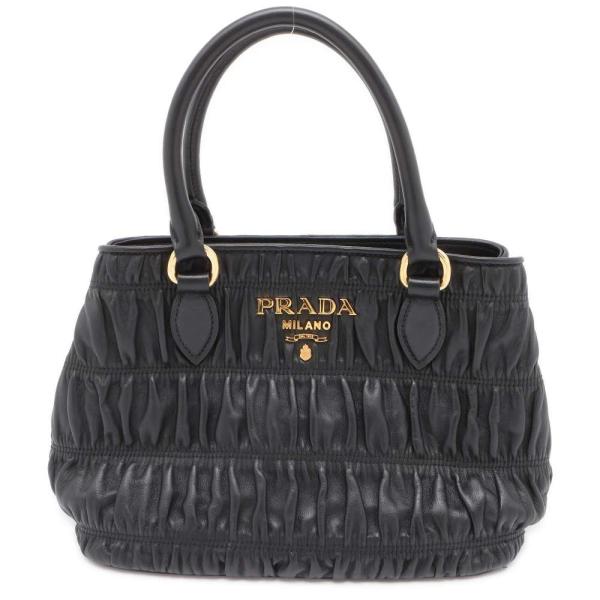 プラダ ハンドバッグ ギャザー レザー 1BA172 PRADA バッグ 2wayショルダーバッグ ...