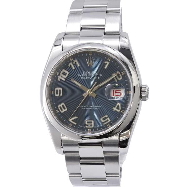 ロレックス デイトジャスト 116200 ROLEX 腕時計 ブルー文字盤 【安心保証】