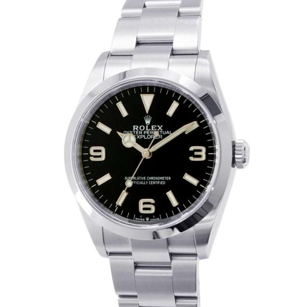 ロレックス エクスプローラー1 124270 ROLEX 腕時計 黒文字盤 【安心保証】