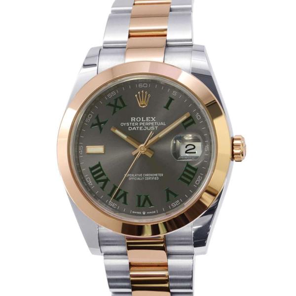 ロレックス デイトジャスト 126301 ROLEX 腕時計 スレート文字盤 【安心保証】