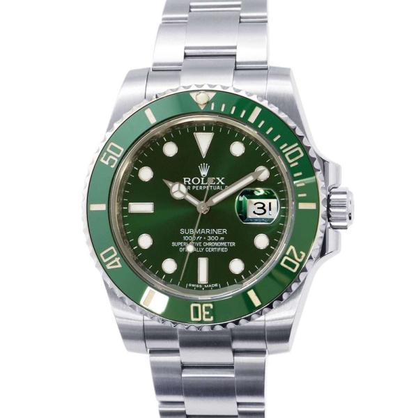 ロレックス サブマリーナ 116610LV ROLEX 腕時計 グリーン文字盤 【安心保証】