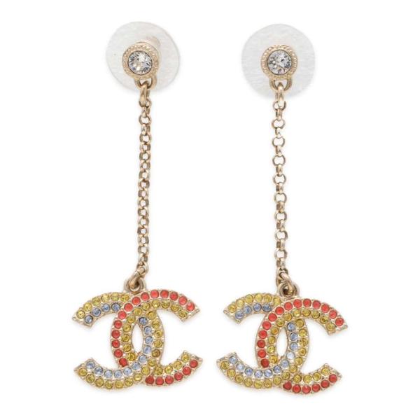 シャネル ピアス ココマーク スイング ラインストーン AB9871 A23C CHANEL アクセ...