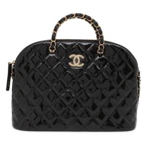 シャネル ハンドバッグ マトラッセ ココマーク パテント AS3969 CHANEL 2wayチェーンショルダー 黒 【安心保証】｜gallery-rare