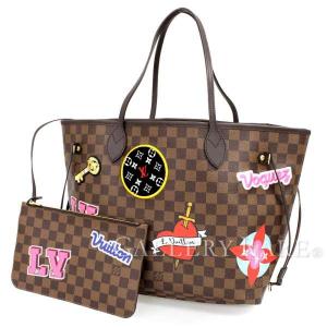 ルイヴィトン トートバッグ ダミエ ネヴァーフルMM ステッカー N40049 LOUIS VUITTON 限定 ヴィトン スパンコール パッチ｜gallery-rare