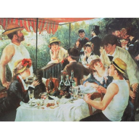 ルノワール「船上の昼食」　新品額装