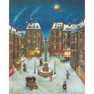 user_0f7e9bbc　　『モンマルトル』　額装　C　4538A ベルナール・ビュッフェ 工芸印刷 『モンマルトル』 額装 C