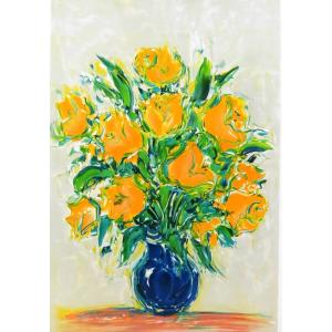 梅原 龍三郎「百合」 新品額装 : ギャラリーTOMIOKA - 通販 - Yahoo