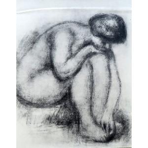 ルノワール「足を洗う女」　新品額装