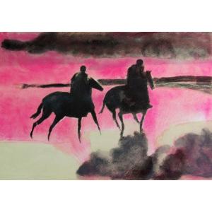 レイモン・ペイネ『お花のプロポーズ』リトグラフ 【絵画 額付 新品