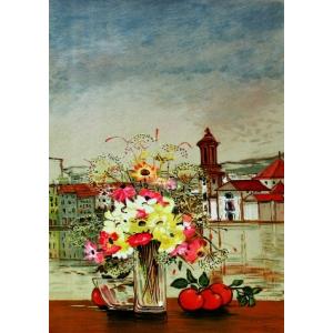 ユトリロ「モンマルトル通り」 新品額装 : ギャラリーTOMIOKA - 通販