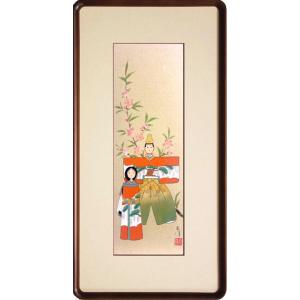 東出草華 「 立雛 」(2) 色紙絵 日本画 絵画 ひなまつり 東出草華 「 立雛 」(2) 色紙絵 日本画 絵画 ひなまつり