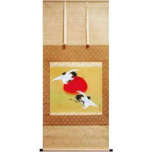 小森藤月 「鶴亀」 小森藤月 『鶴亀』 掛軸(尺五立) : 内田画廊 - 通販 - Yahoo