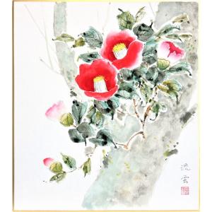 西村欣魚 日本画 鳥と梅の花 西村欣魚 日本画 鳥と梅の花 - メルカリ